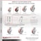 Service Caster Tool Box Caster Wheel Set 5'' Red Poly on Cast Iron Swivel Casters, 4PK TOOL-SCC-30CS520-PUB-RS-TLB-2-R-2 - alternate 6